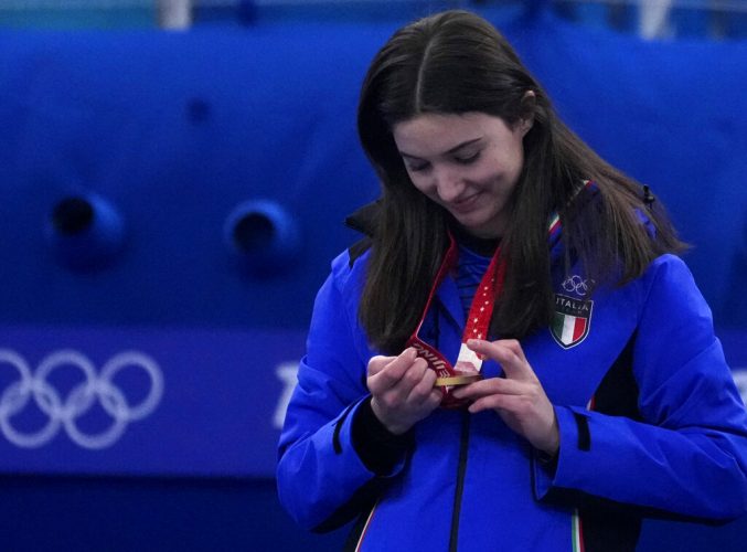 Italy beats Norway to win Olympic gold in mixed curling